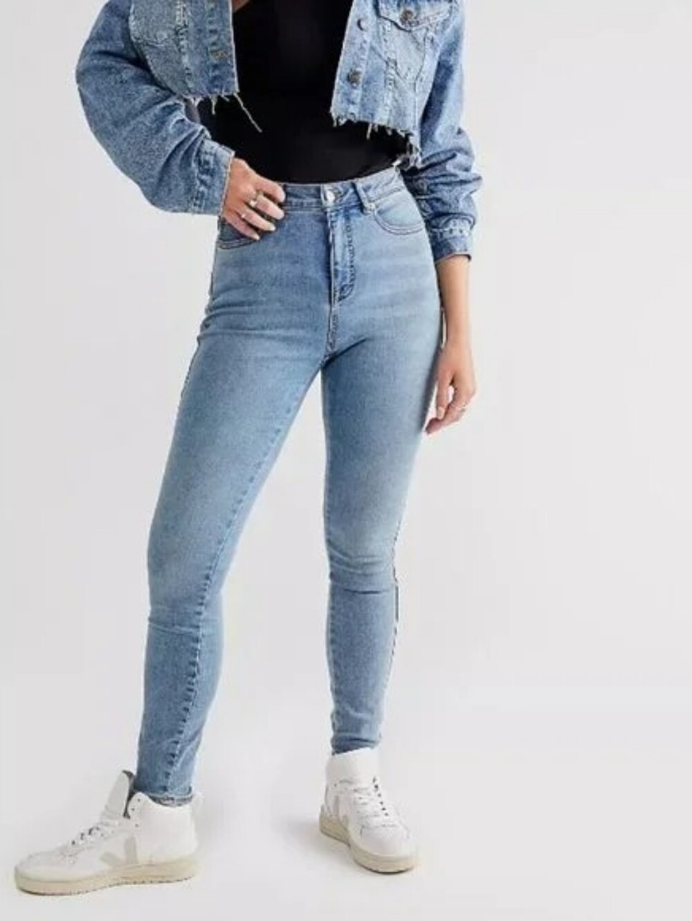 We The Free CRVY Skunny High Waisted Jeans Size 25